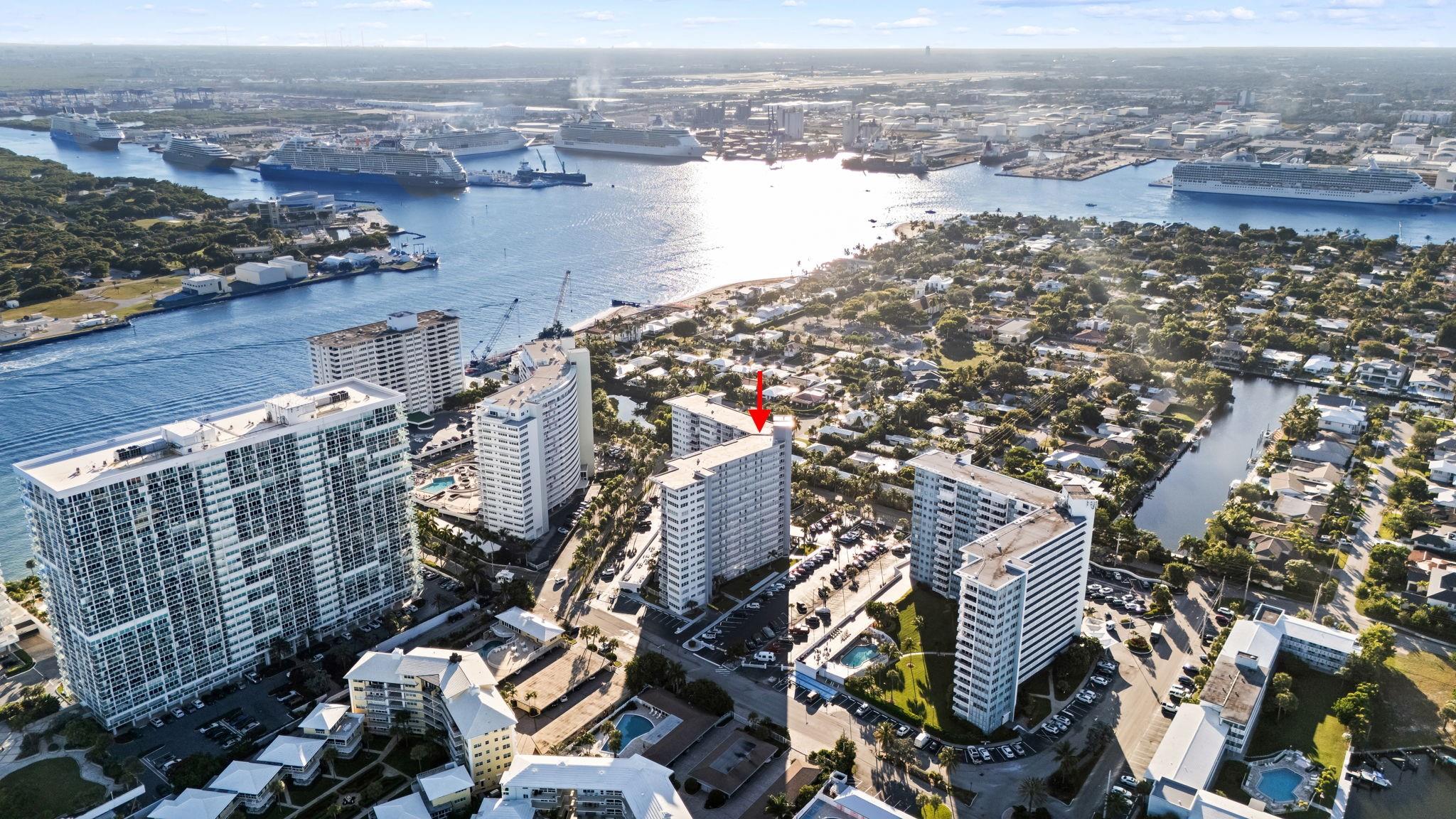 quick access to port and airport