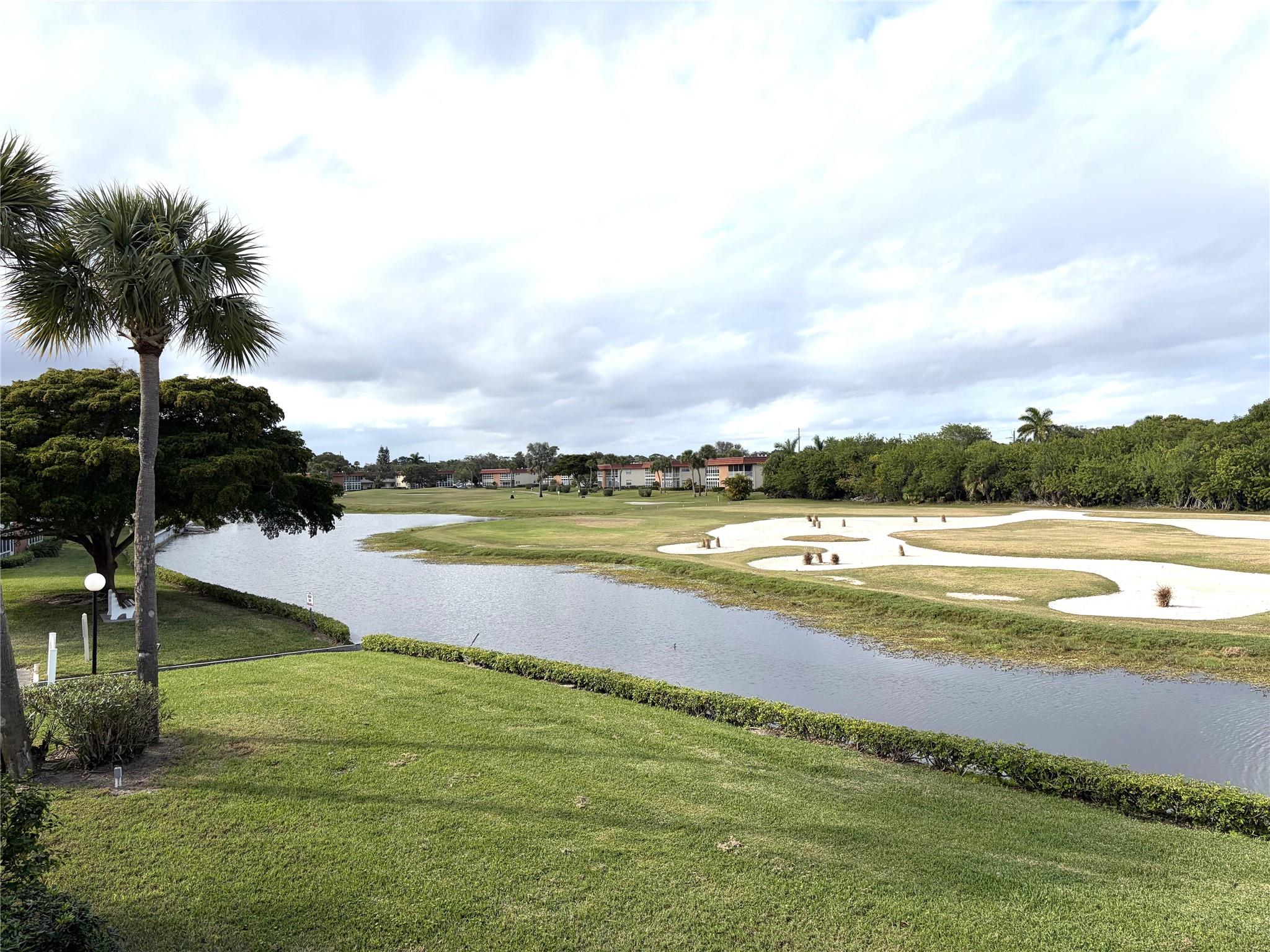 View Of Golf Course and Lake From Lanai