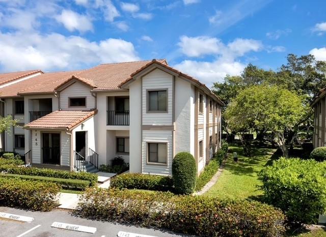 Front area - parking lot has since been repaved and striped.