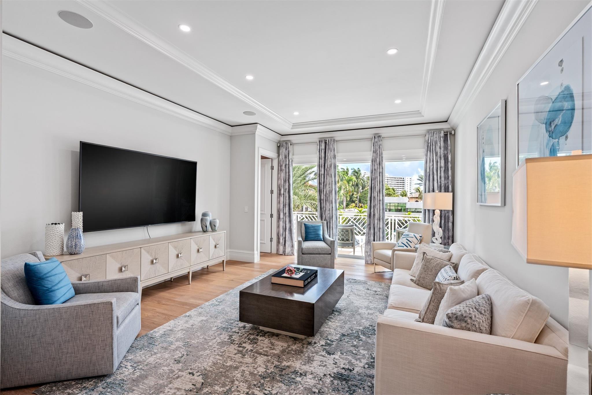 Spacious and bright upstairs landing.