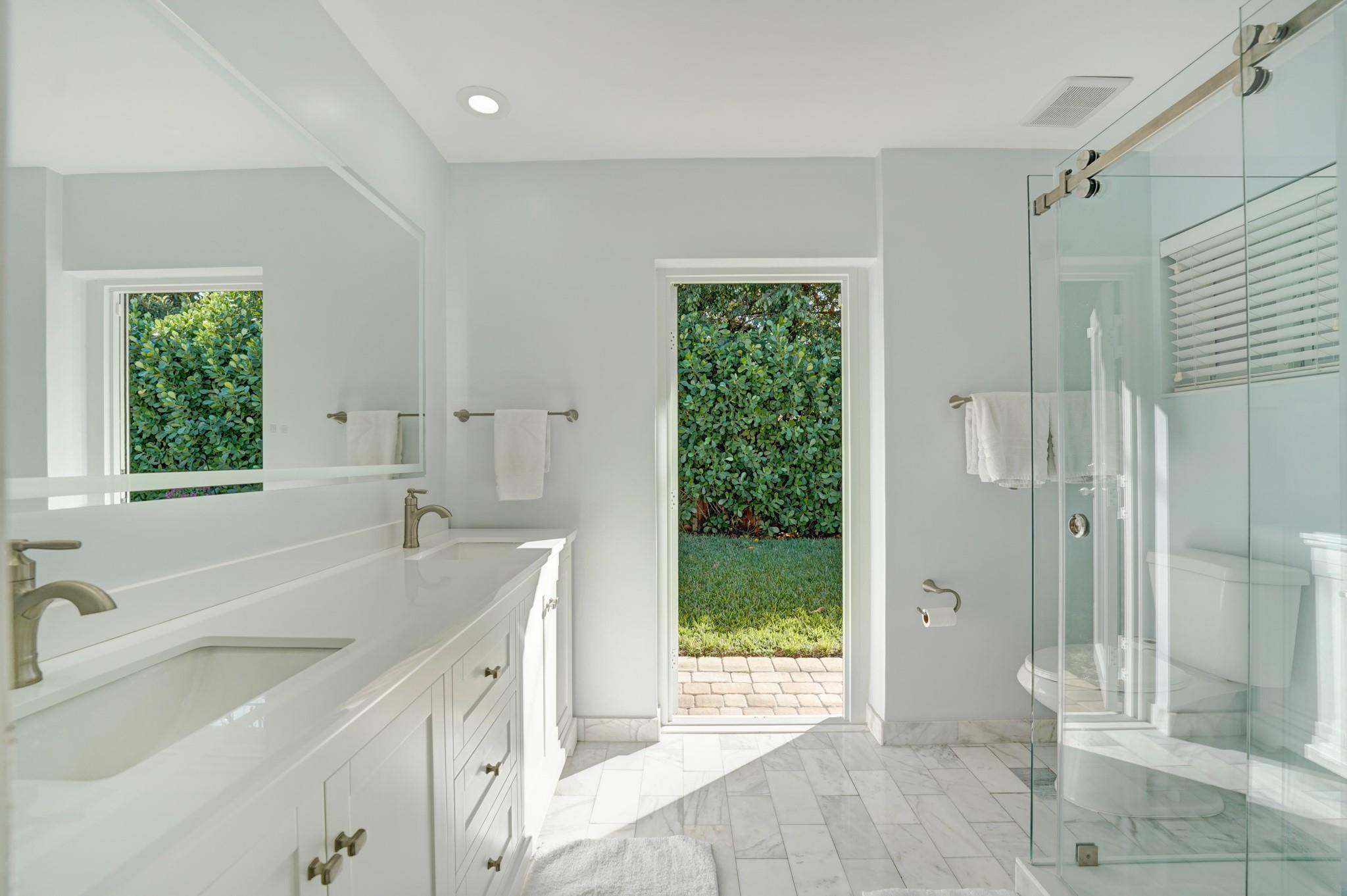 Primary bathroom is also cabana bath.