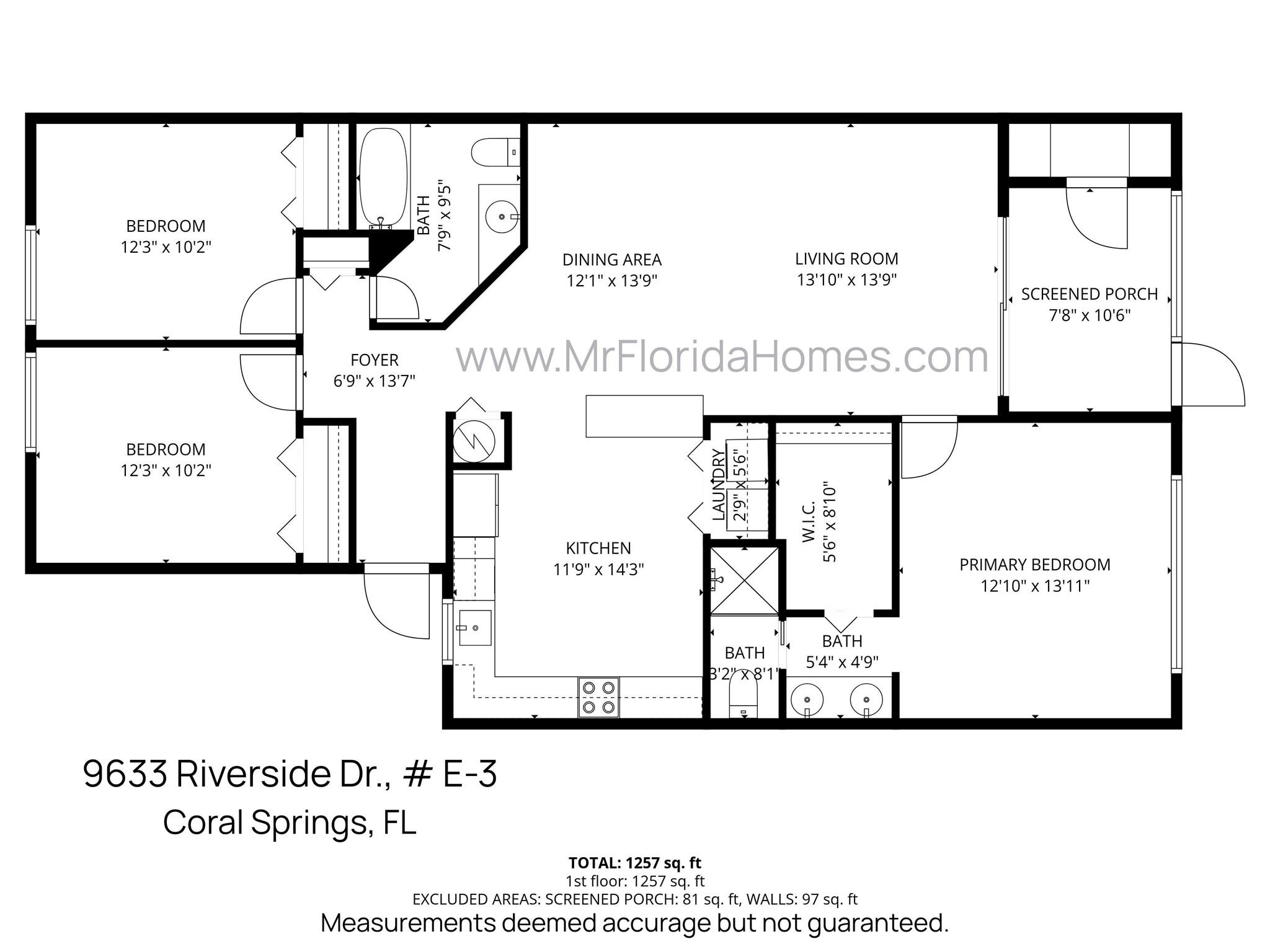 9633 Riverside Drive E-3, Coral Springs, FL 33071