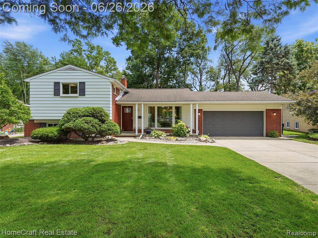42047 CLEMONS Drive, Plymouth, MI 48170 — front exterior