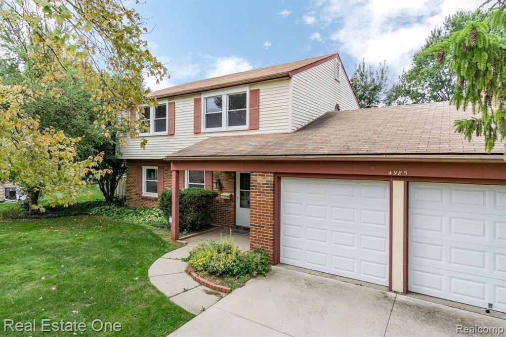 4985 BUTLER Drive, Troy, MI 48085 — front exterior