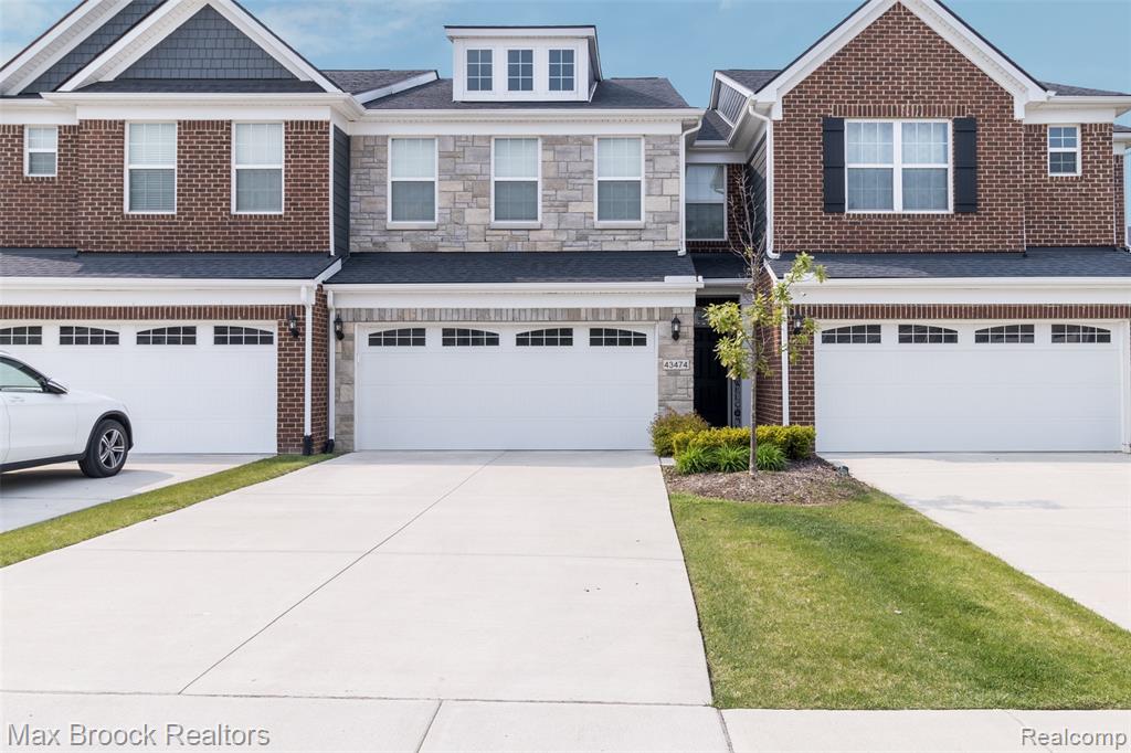 43474 CHANCELLOR Lane SE, Novi, MI — front exterior