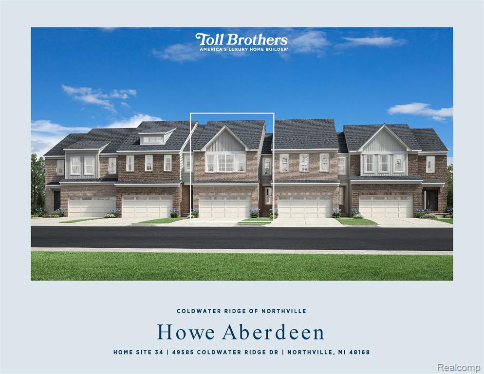 49585 Coldwater Ridge Drive, Northville, MI 48168 — front exterior
