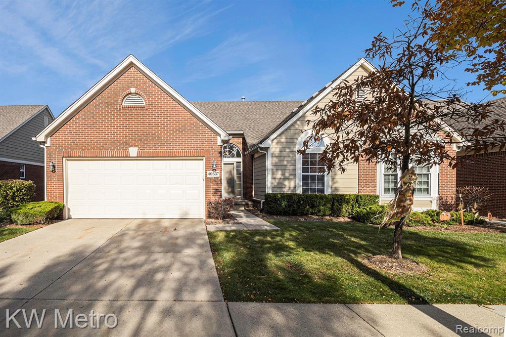 40637 LENOX PARK Drive, Novi, MI 48377 — front exterior