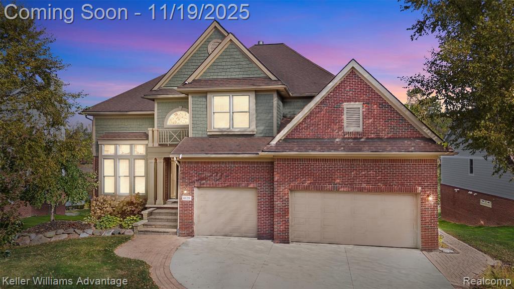 6120 Strawberry Circle, Commerce Twp, MI 48382 — front exterior