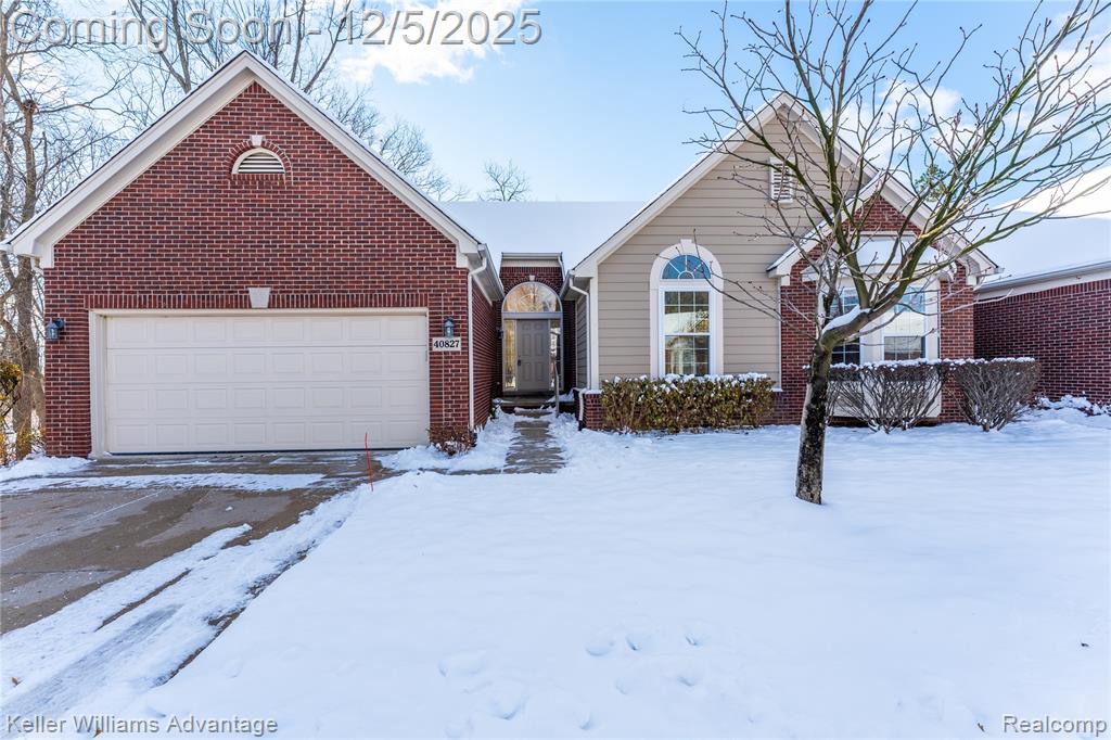 40827 Lenox Park Drive, Novi, MI 48377 — front exterior