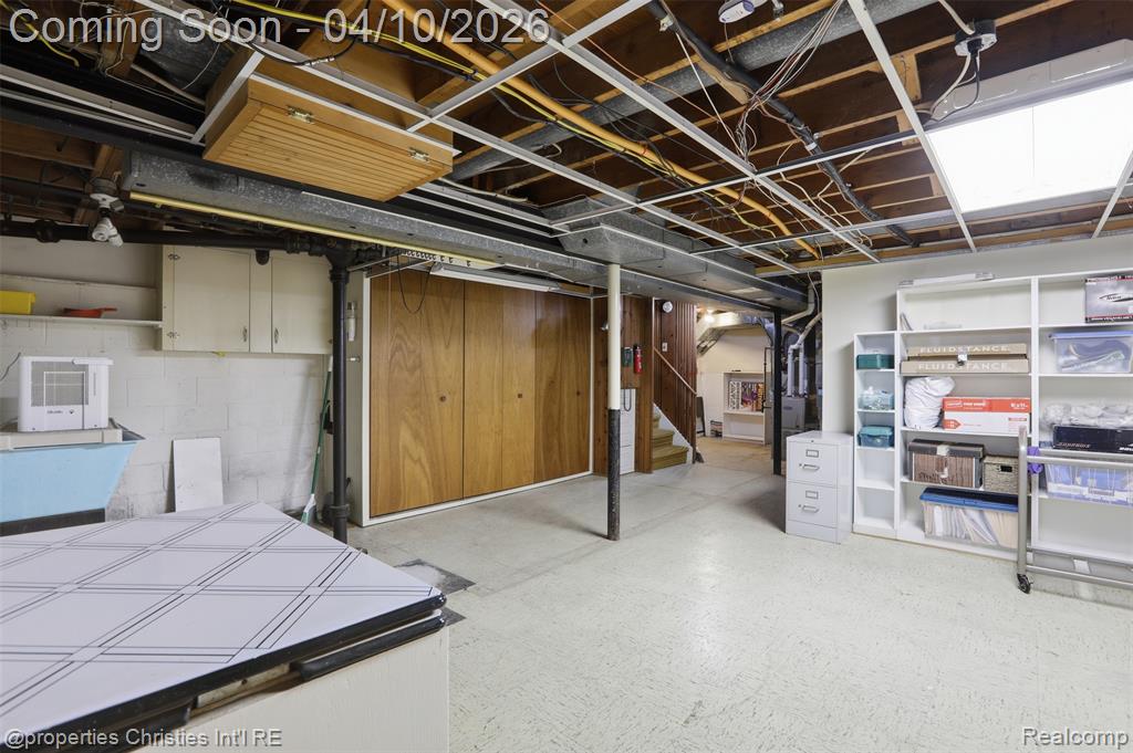 Room for storage.