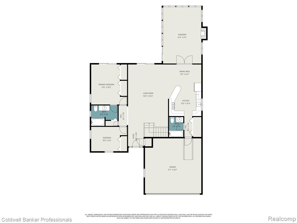 Main Level Floor Plan