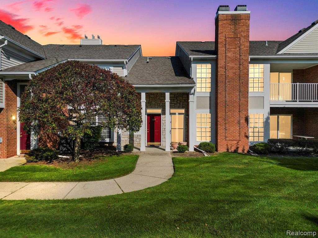 4043 BERKSHIRE Drive, Sterling Heights, MI 48314 — front exterior