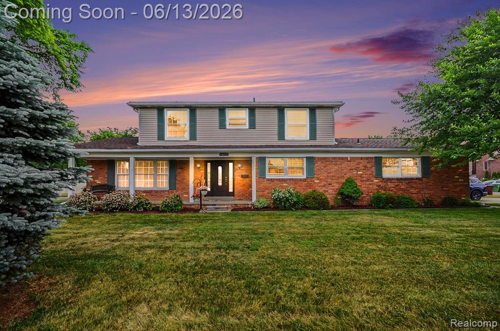 6653 Flintlock Ridge, Utica, MI 48317 — front exterior