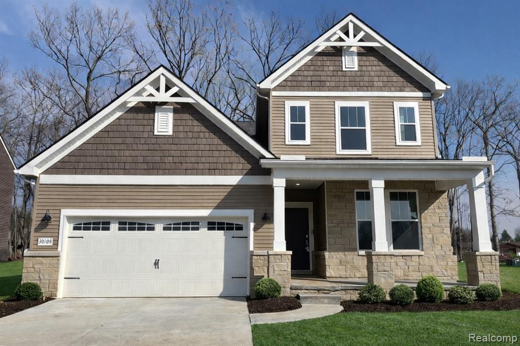 59612 Pine Valley Drive, New Hudson, MI 48165 — front exterior