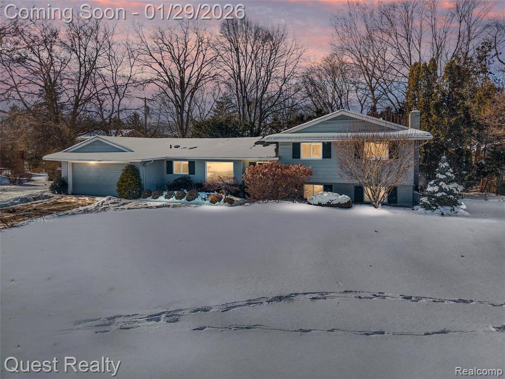 6702 Cathedral Drive, Bloomfield Hills, MI 48301 — front exterior
