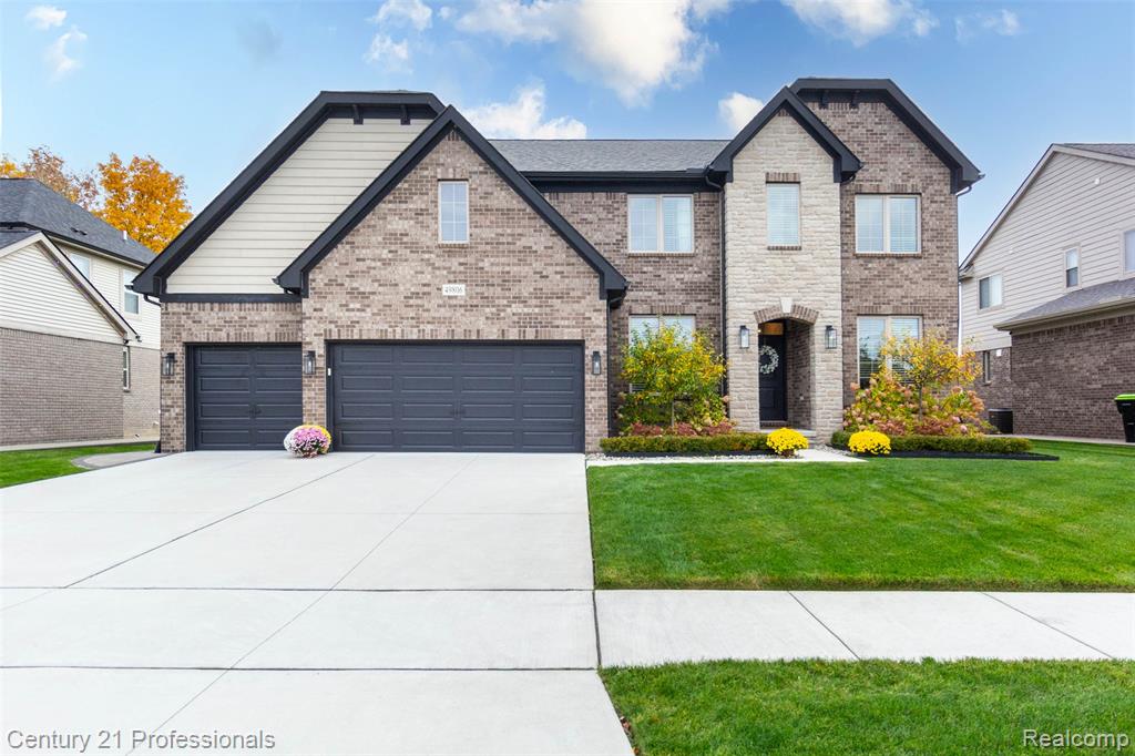 49806 Bingham Lane, Macomb, MI 48044 — front exterior