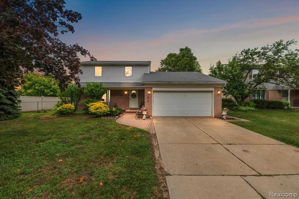 43456 Hartwick Drive, Sterling Heights, MI 48313 — front exterior