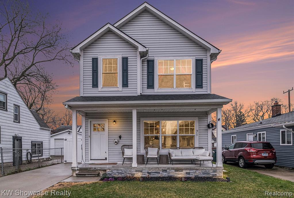 71 W SHEVLIN Avenue, Hazel Park, MI 48030 — front exterior