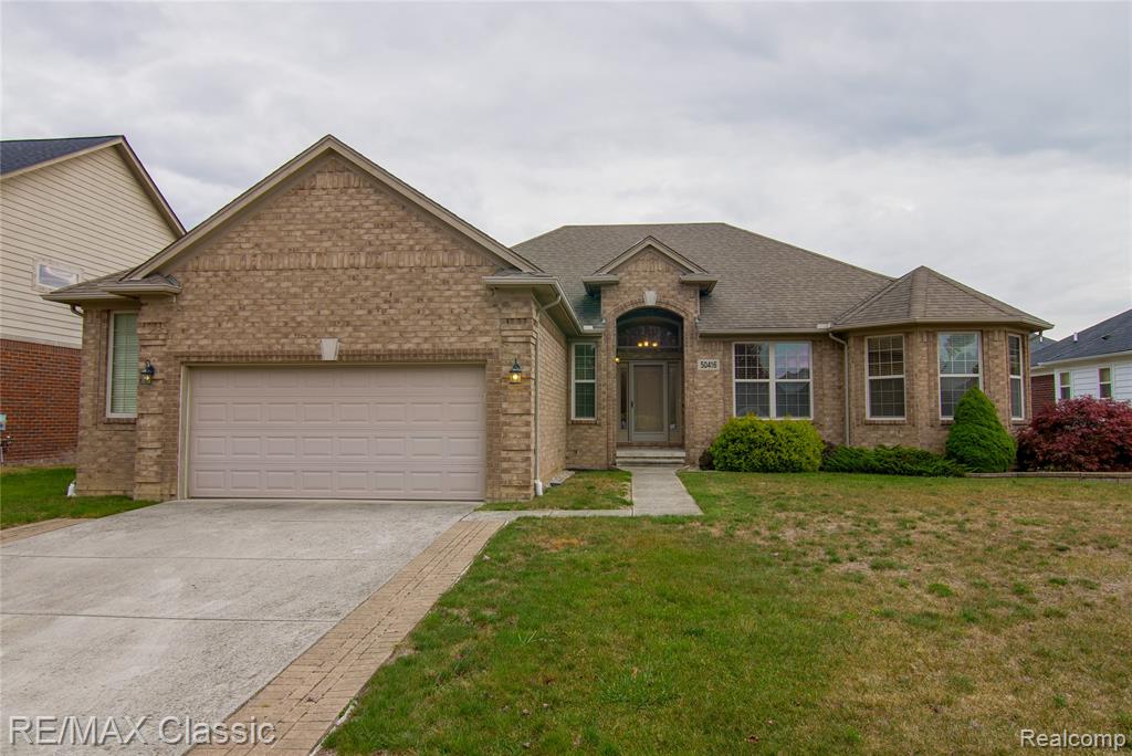 50416 Pinnacle Woods Lane, Macomb, MI 48042 — front exterior