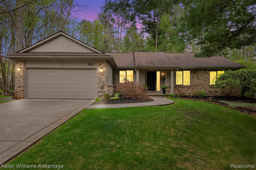 4081 PINESTEAD Drive, Commerce Twp, MI 48390 — front exterior