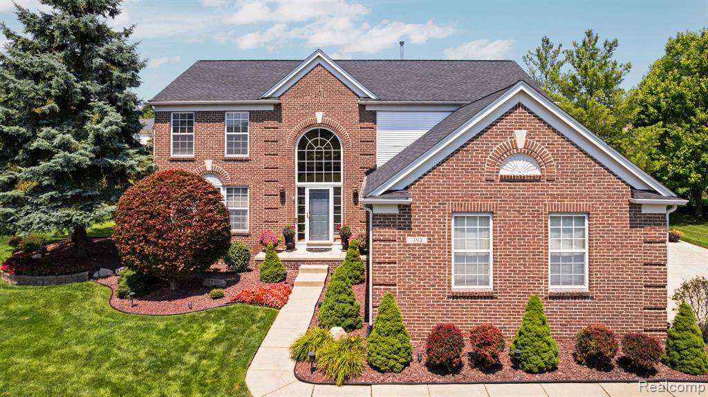 393 Pleasant Ridge Drive, Canton, MI 48188 — front exterior