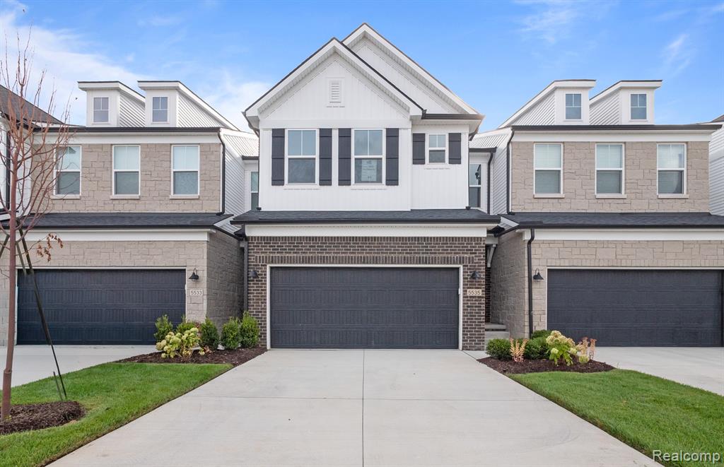 5535 E Spaniel Drive, Ann Arbor, MI 48108 — front exterior