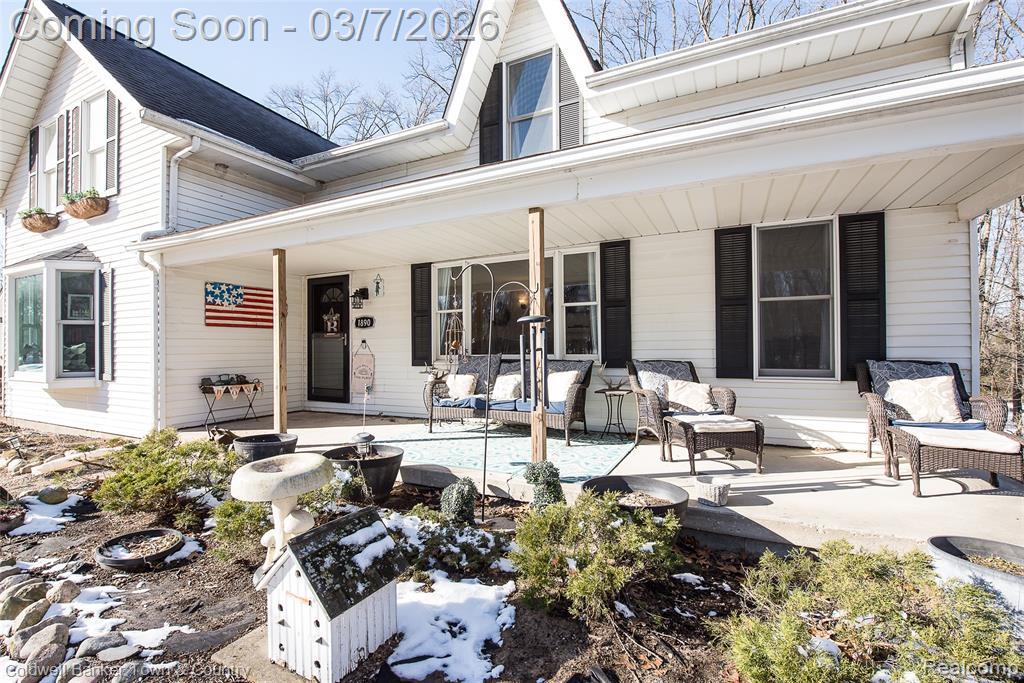 1890 Hidden Valley Road, Howell, MI 48843 — front exterior