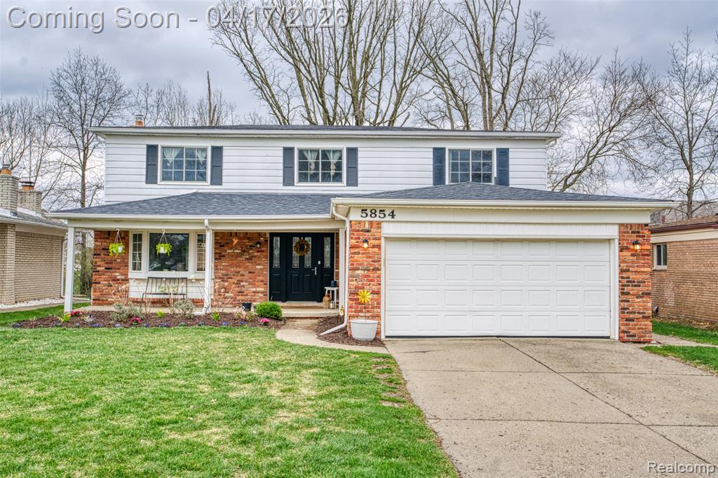 5854 Willow Creek Drive, Canton, MI 48187 — front exterior