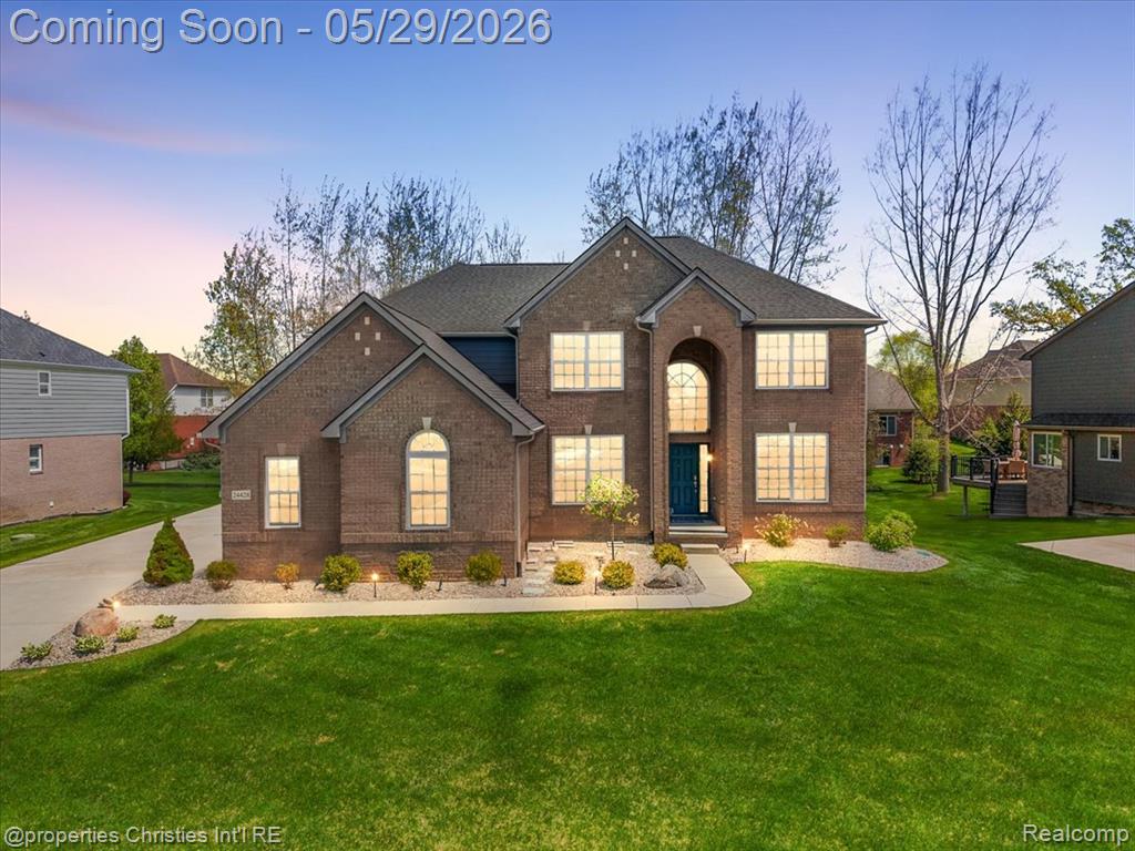 24428 Sheringham Drive, South Lyon, MI 48178 — front exterior