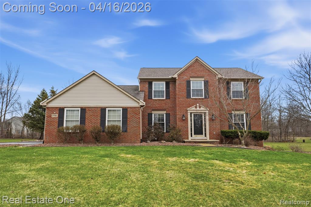 21592 Nathan Court, South Lyon, MI 48178 — front exterior