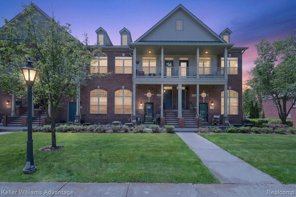 446 Old Pine Way, Walled Lake, MI 48390 — front exterior