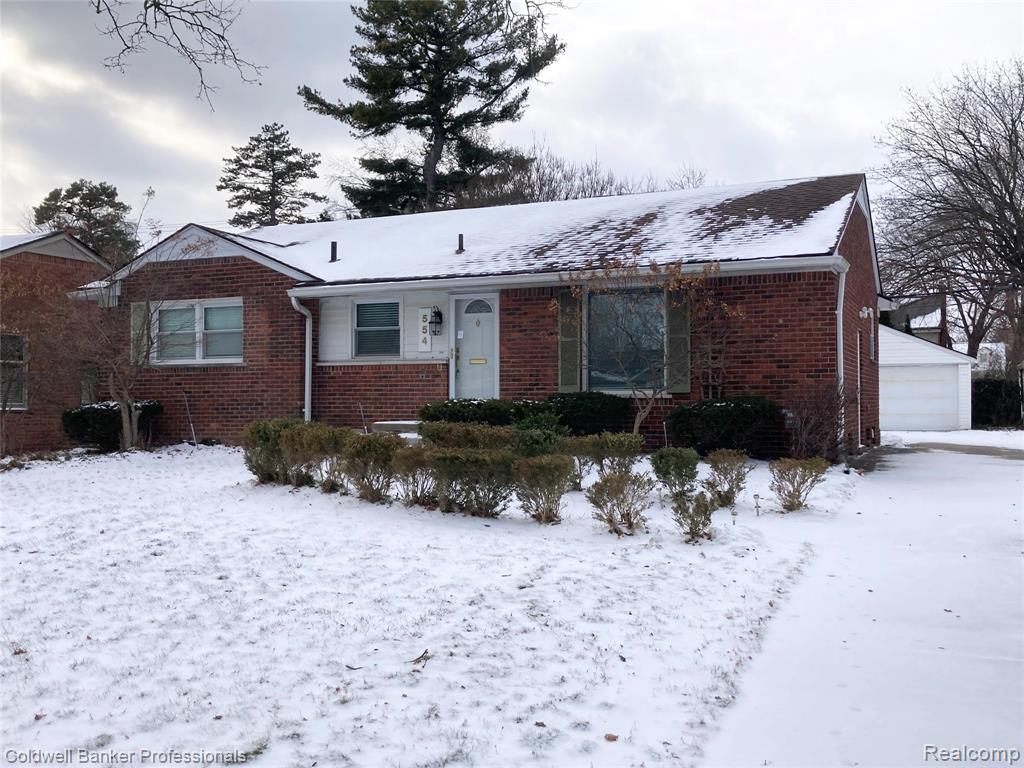 554 Merritt Lane, Birmingham, MI 48009 — front exterior