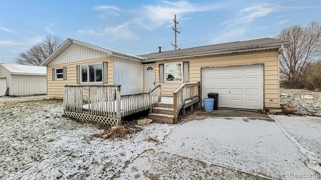 19840 GRATIOT Road, Merrill, MI 48637 — front exterior