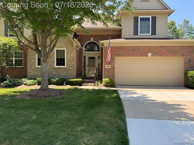 47603 Scenic Circle Drive S, Canton, MI 48188 — front exterior