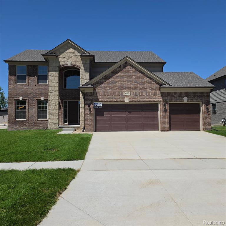 24019 Tullymore Drive, Macomb, MI 48042 — front exterior
