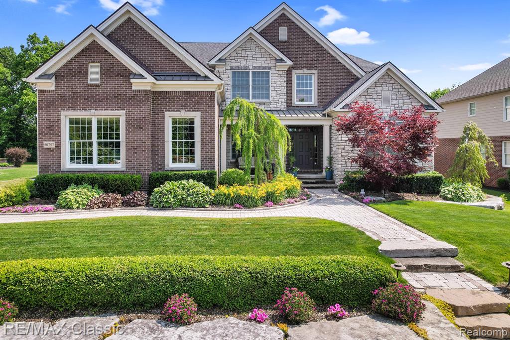 50757 CALVERT ISLE Drive, Novi, MI — front exterior