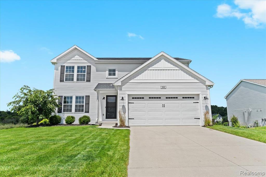 1068 Weatherstone Lane, Marion, MI 48843 — front exterior