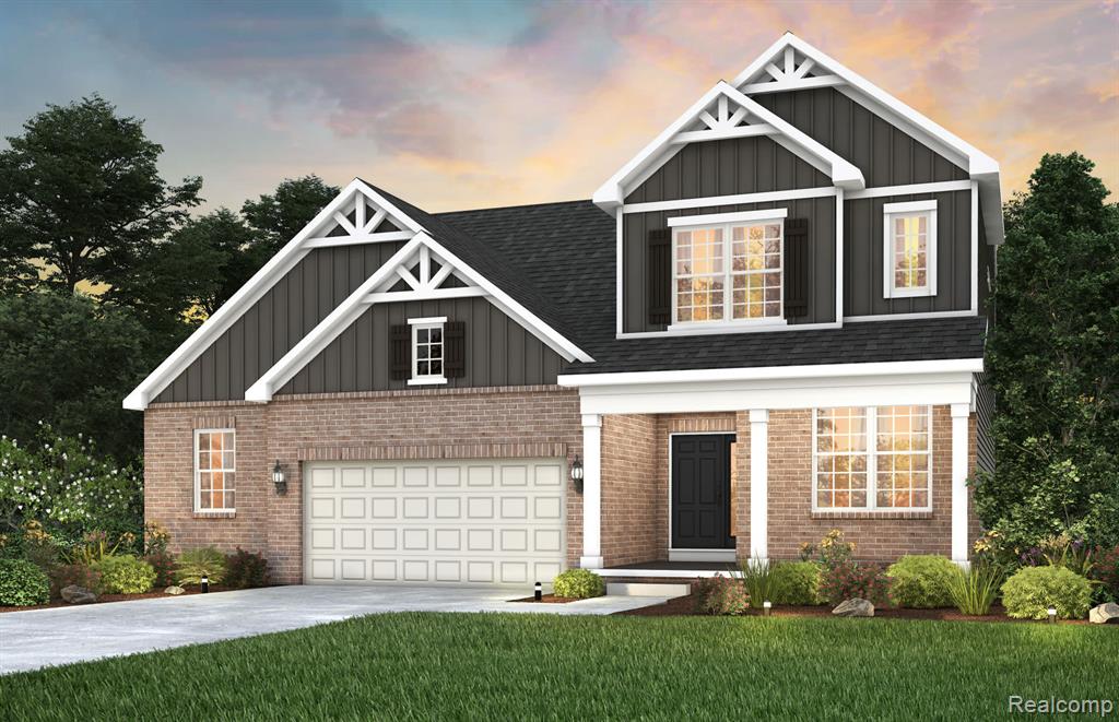 51397 Deerbrook Drive, Macomb, MI 48042 — front exterior