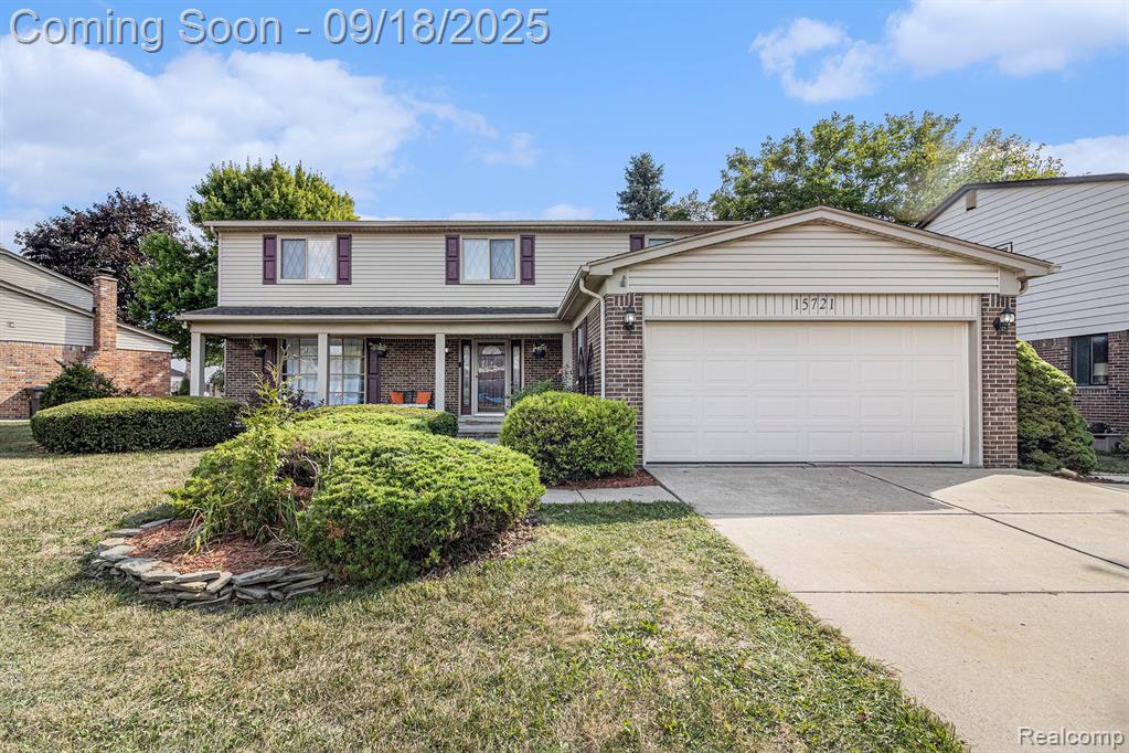 15721 Kristin Lane, Riverview, MI 48193 — front exterior