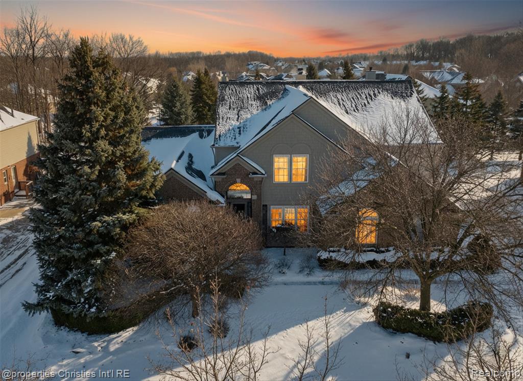 16224 Oak Forest Court W, Northville, MI 48168 — front exterior