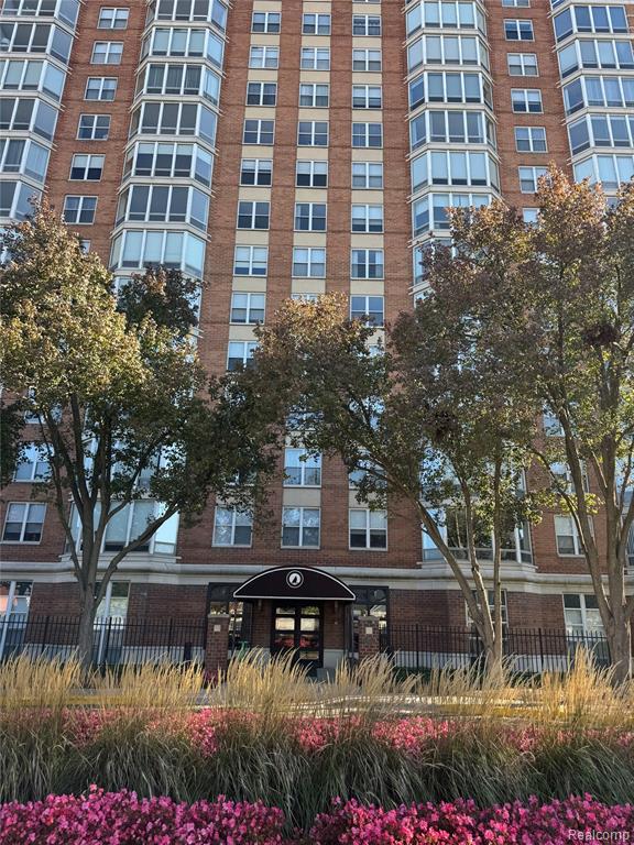 250 E Harbortown Drive, 905, Detroit, MI 48207 — front exterior