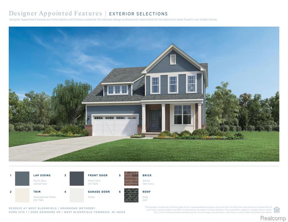 5900 Arimoore Drive, West Bloomfield, MI — front exterior
