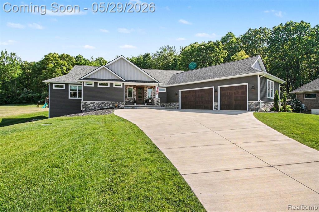 4112 Prairie Rose Drive, Howell, MI 48843 — front exterior