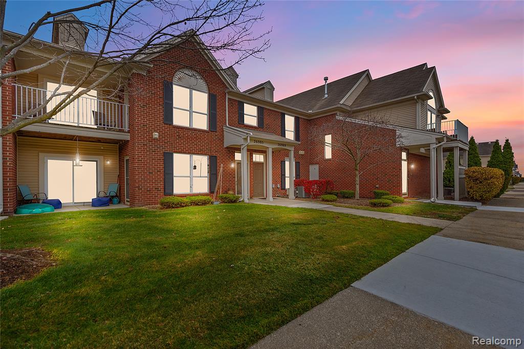 26985 Carrington Place, Harrison Township, MI — front exterior