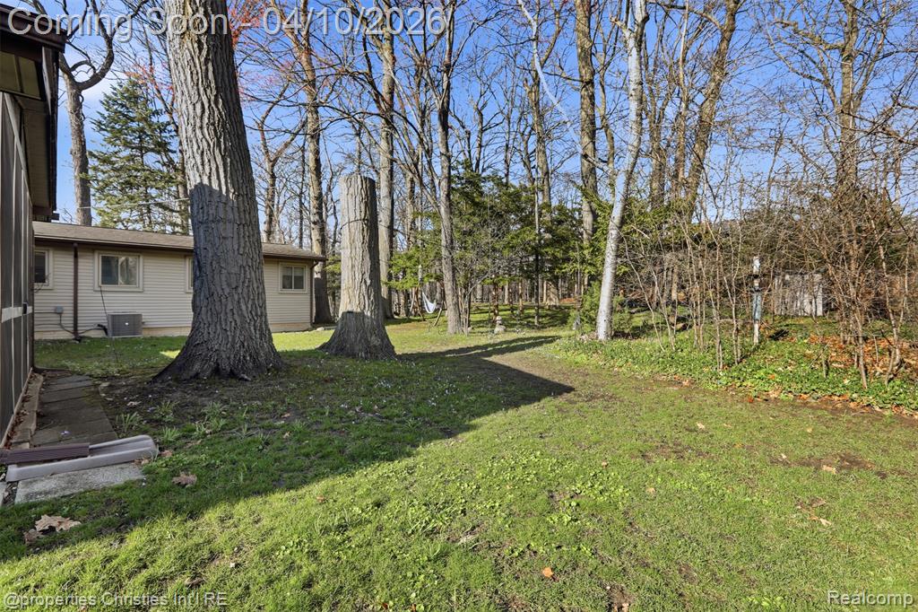 Home sits on over half an acre.