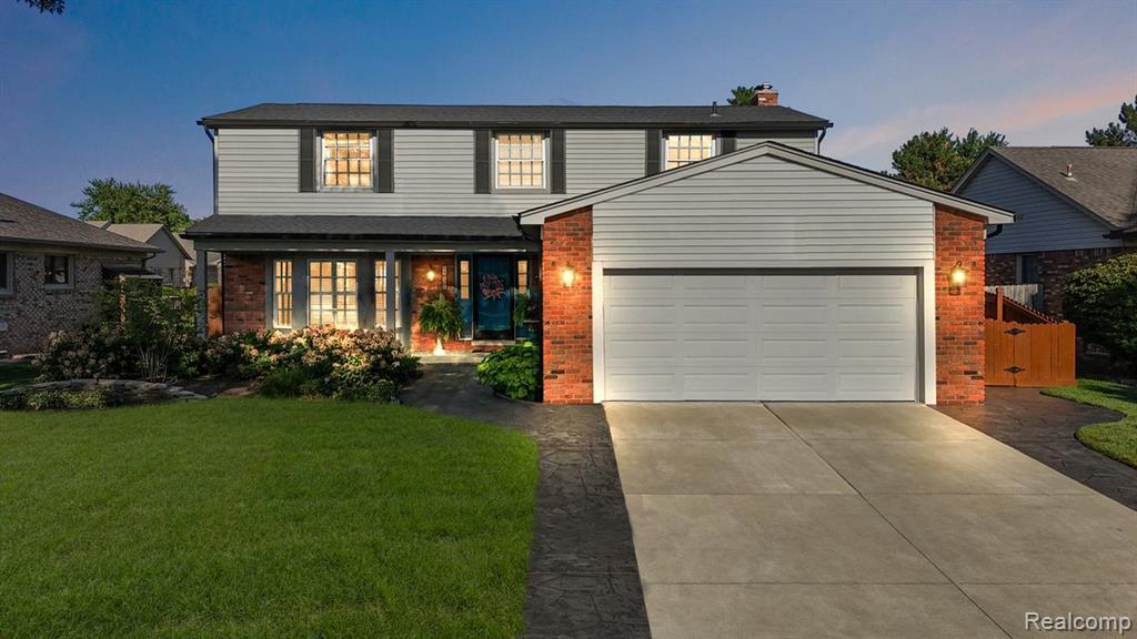 44304 Pentwater Drive, Clinton Twp, MI 48038 — front exterior