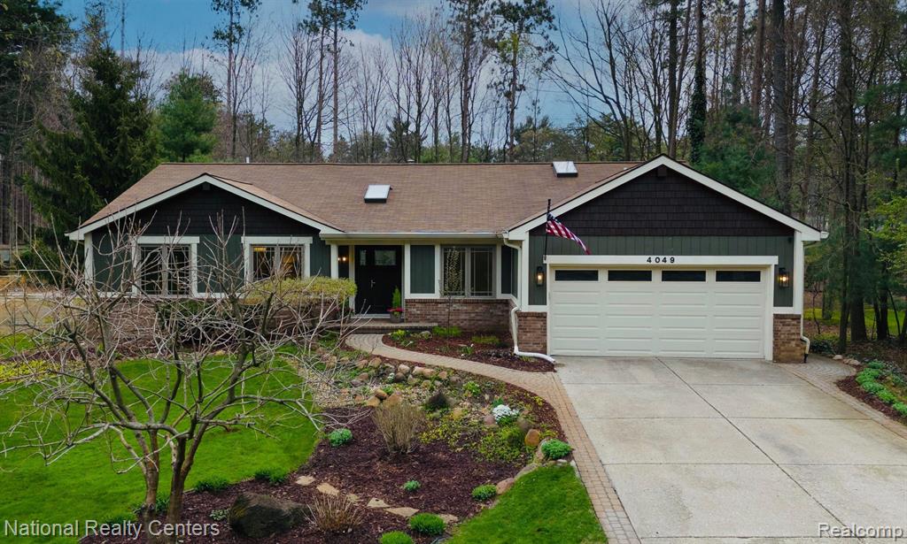4049 PINESTEAD Drive, Commerce Twp, MI 48390 — front exterior