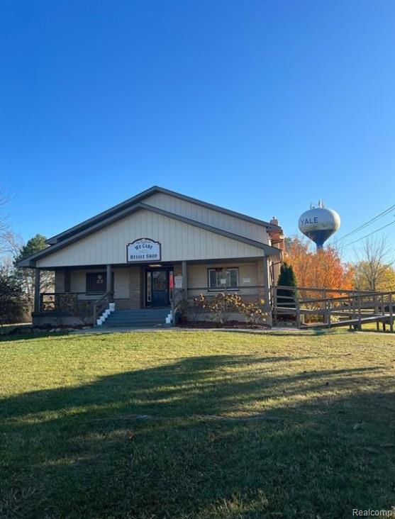 516 NORTH Street, Yale, MI 48097 — front exterior