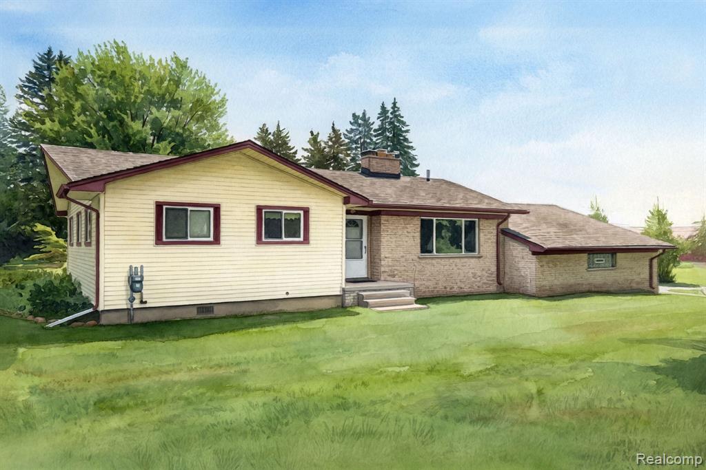 5871 Brewster Road, Rochester Hills, MI 48306 — front exterior