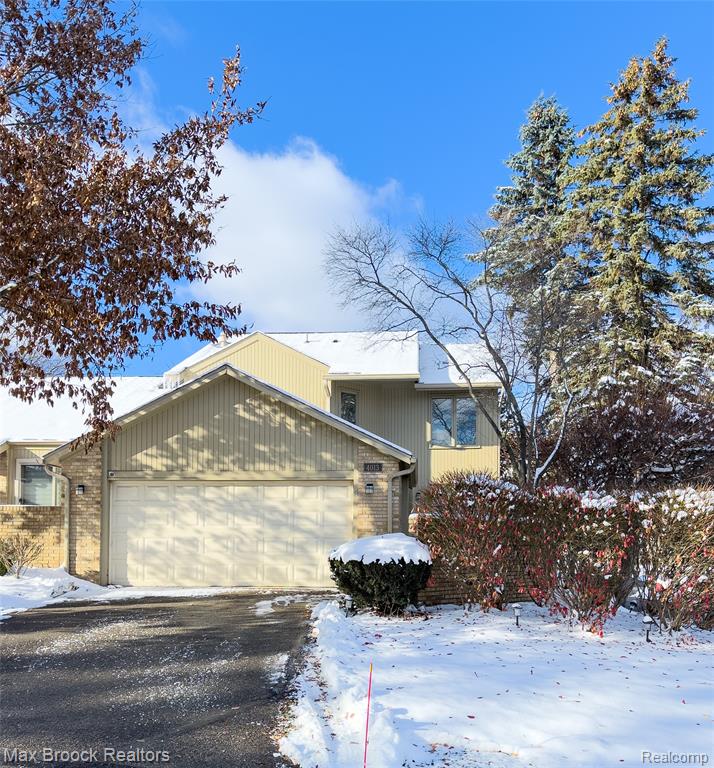 4013 Foxpointe Drive, West Bloomfield, MI 48323 — front exterior